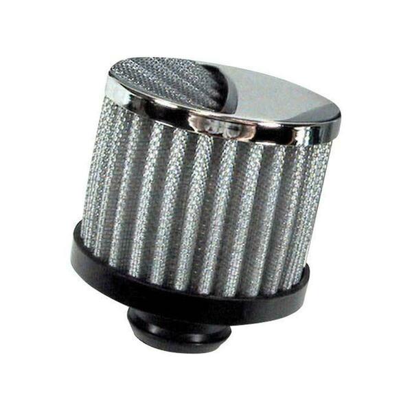 Big End Performance 1.25 in. Chrome Push in Hole Open Breather BEP70136